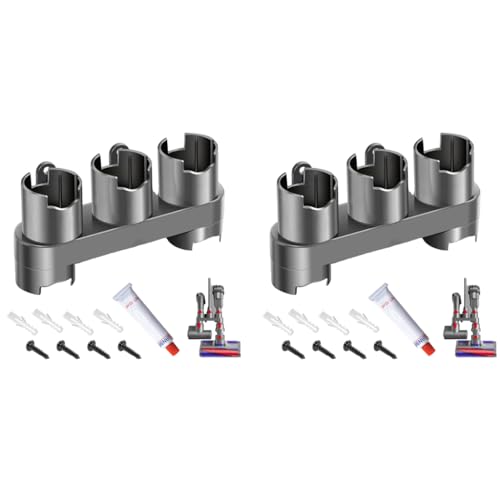 Verilux® ABS Accessory Holder Without Drilling for Dyson V6 V7 V8 V10 V11 Vacuum Cleaner Rack Wall Mounted Attachment Organizer Accessories Including Screws Nail-Free Glue Adapter 2PCS Verilux® ABS Accessory Holder Without Drilling for Dyson V6 V7 V8 V10 V11 Vacuum Cleaner Rack Wall Mounted Attachment Organizer Accessories Including Screws Nail-Free Glue Adapter 2PCS